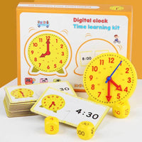 Time Activity Set - 41 Pieces, Ages 5+ Teaching Clocks for Kids, Telling Time, Homeschool Supplies, Kindergartner Learning Activities | Shinymarch