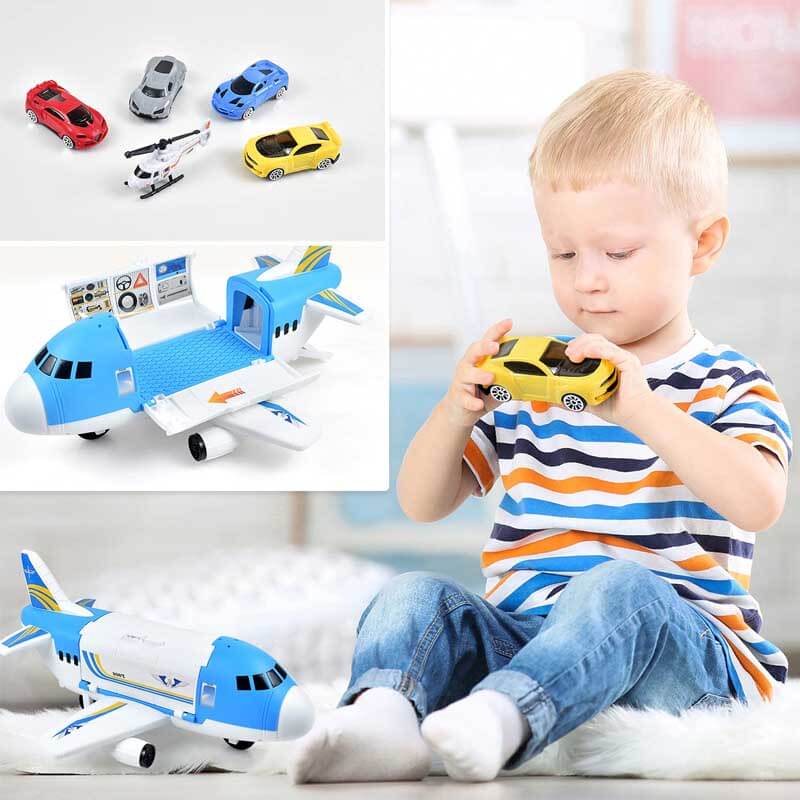 Transport Cargo Airplane Car Toy Play Set | Shinymarch
