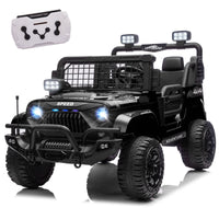 24V 100W*2 Two-seater Kids Ride On Car w/ RC - 3 Speed Adjustable,LED Headlights,4-Wheel Shock Absorption,USB/MP3 Charging & Battery Indicator,Bluetooth & music - Electric Toy Car for kids 3-8