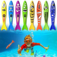 Pool Toys for Kids Ages 4-8, 8 Pcs Swimming Pool Toys, Summer Underwater Pool Toys,Training Diving Swim Toys, Diving Pool Toys Gift Set for Kids, Fun Pool Toys for Teens Adults | Shinymarch