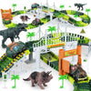 Kids Toys 253 PCS Construction Toys Race Tracks Toy for 3 4 5 6 7 8 Year Old Boys Girls, 5 PCS Construction Truck Car and Flexible Track Play Set Create A Engineering Road Games Toddler Toys Best Gift, DIY Variable Railcar | Shinymarch
