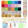 Clay Beads 7500 Pcs Friendship Bracelet Making Kit,2 Boxes 24 Colors Polymer Heishi Beads with Letter Beads for Jewelry Making, DIY Arts and Crafts Gifts Toys for Girls Age 4+ | Shinymarch