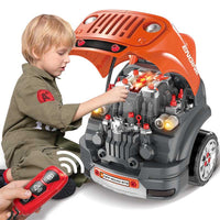 Large Truck Engine Toys for Kids 3-8 Years Old, Big Truck Builder Kit, Mechanic Repair Set for Kids, Ideal Christmas, Birthday Gifts | Kalawee