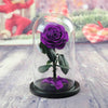 Forever Preserved Rose - Eternal Rose in Glass Dome - Beauty and The Beast Rose for Mom - Fresh Flowers in Glass (Red, 9 Inch) | Kalawee
