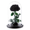 Forever Preserved Rose - Eternal Rose in Glass Dome - Beauty and The Beast Rose for Mom - Fresh Flowers in Glass (Red, 9 Inch) | Kalawee