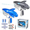 2 Pack Electric Water Guns, Shark Automatic Electric Squirt Gun Water Toys, 26-28 FT Range Water Guns for Kids, Auto Water Gun Pistol Summer Outdoor Pool Toy for Adult Kids | Shinymarch