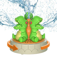 Water Sprinkler for Kids Outdoor Play, Dinosaur Summer Water Toys Attached to Garden Hose for Splashing Fun for Yard for Outside, Outdoor Water Play Sprinklers Toys for Kids Ages 3-5 4-8 8-12 | Shinymarch