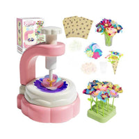 Fabric Flower Bouquets Toys, DIY Craft Kits Toys for Kids - Flowers Market Toy, Build Your Flower Bouquet, Arts & Crafts for 4 5 6 7 8 Year Toddler Girl, Educational Activity Preschool B-Day Gifts | Shinymarch