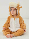 Cozy Flannel Animal Onesie