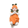 Baby Pumpkin Costume Onesie - Halloween Infant Romper with Cute Pumpkin Design | Kalawee