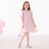 Girls' Pink Bowknot Dress