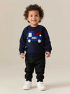 Long-Sleeved Car Print Sweatshirt for Kids | Kalawee