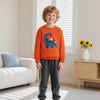 Dinosaur Patched Long-Sleeved Sweatshirt
