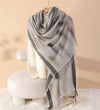 100% Ultra-Fine Cashmere Scarf Shawl – Lightweight Oversized Wrap for Year
