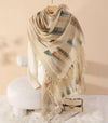 100% Ultra-Fine Cashmere Scarf Shawl – Lightweight Oversized Wrap for Year