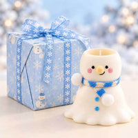 Snowman Soy Wax Candle – Cute Winter Décor & Holiday Gift | Kalawee