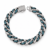 Arctic Blue Cuban Link Bracelet | Kalawee