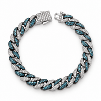 Arctic Blue Cuban Link Bracelet | Kalawee