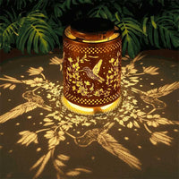 Hummingbird Solar Lanterns Garden Decor Birthday Gifts for Women Mon Grandma Metal Hanging Solar Lights Waterproof Outdoor Decoration for Outside LED Lanterns for Yard Patio Lawn Pathway Landscape | Kalawee