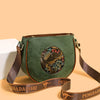 Vintage Color-Block Round Purse for Women, Small Circular Crossbody Bag with Contrast Colors, Retro Mini Shoulder Handbag | Kalawee