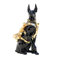 Dog Statue, Standing Resin Dogs Sculpture, Suitable for Home Decoration in Living Rooms, Offices, and Entrances | Kalawee