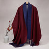 Oversized 100% Wool Scarf Wrap for Women | Thick Winter Shawl | Kalawee