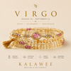 Natural Zodiac Crystal Bracelet Necklace | 12 Horoscope Birthstone Jewelry | Kalawee