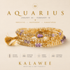 Natural Zodiac Crystal Bracelet Necklace | 12 Horoscope Birthstone Jewelry | Kalawee