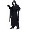 Grim Reaper Costume Set for Kids & Adults - Includes Scary Scream Mask, Hooded Robe & Toy Sickle Scythe for Halloween Cosplay | Kalawee